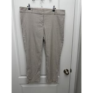 Ann Taylor Signature Pinstripe Ankle Pants Women’s Size 14